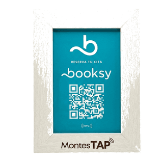 Marco NFC Booksy para barbería