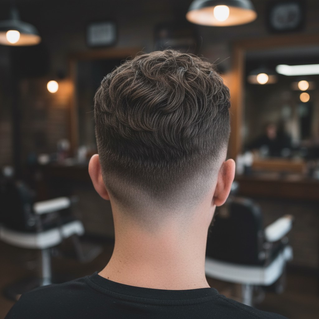 Fade degradado perfecto vista trasera